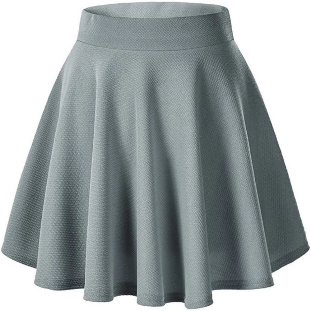 Urban CoCo Women's Basic Stretchy Flared Casual Mini Skater Skirt Size XL